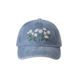 Casquette baseball - Daisy Bloom Denim | Fleux | 3