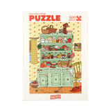 Puzzle dans mon Cottage - 500 pièces | Fleux | 5