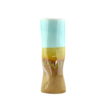 Vase Cylindre - Distortion Bleu et Jaune | Fleux | 2