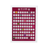 100 Albums Scratch-Off Poster | Fleux | 3
