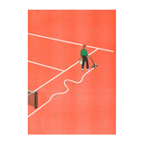 Affiche A3 Simon Bailly - Roland-Garros | Fleux | 2