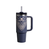 Gourde Quencher H2.0 - Blue Corn Paisley - 0.89L | Fleux | 3