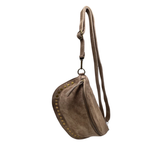 Sac Banane Cuir Suede Dion - Taupe | Fleux | 3