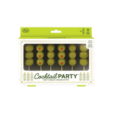 Lot de 6 bougies - Olive Cocktail Party | Fleux | 6