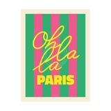 Affiche rayée - Ohlala | Fleux | 2
