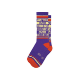 Chaussettes "Are You Overthinking What I'm Overthinking ?" | Fleux | 6