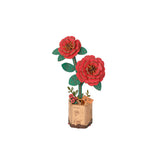 3D Puzzle - Red Camellia | Fleux | 4