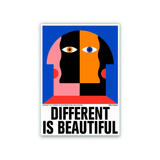 Affiche Different is Beautiful - 50x70 cm | Fleux | 3