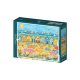Puzzle Cabines de Plage - 1000 pièces | Fleux | 2