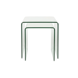 Table d'appoint Vetro Set de 2 - Transparent | Fleux | 10