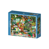 Puzzle La bibliothèque du jardinier - 1500 pièces | Fleux | 2