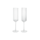 Set de 2 flûtes à champagne - Ripple Clear | Fleux | 4