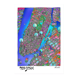 New York Map Poster | Fleux | 5