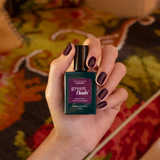 Vernis Semi-permanent LED Green Flash™ - Aubergine - 15 ml | Fleux | 9
