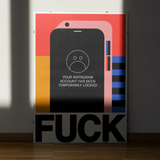 Affiche Fuck 003 - 50x70 cm | Fleux | 3
