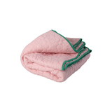 Plaid matelassé - Flower Soft Pink/Green | Fleux | 2