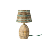 Lampe de Table - Rotin Rayures Brun Small | Fleux | 3