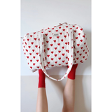 Sac Week-End Coeur - Love Cherry | Fleux | 3