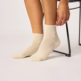 Chaussettes Pailletées Coton Peigné - Beige | Fleux | 4