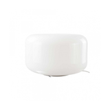 Lampe Livo Metal Chrome & Verre - Blanc | Fleux | 11