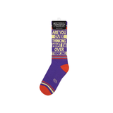 Chaussettes "Are You Overthinking What I'm Overthinking ?" | Fleux | 9