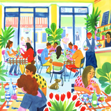 Puzzle Carré Bistrot - 1000 pièces | Fleux | 3