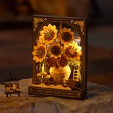Puzzle 3D - Golden Sunflower | Fleux | 9