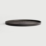 Black Slide wooden tray - Ø 92 cm | Fleux | 9