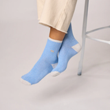Chaussettes Coton Peigné Vintage - Bleu | Fleux | 4