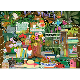 Puzzle La bibliothèque du jardinier - 1500 pièces | Fleux | 3