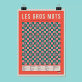 Affiche Les gros mots 50x70cm | Fleux | 5