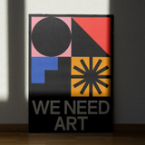 Affiche We Need Art - 50x70 cm | Fleux | 4