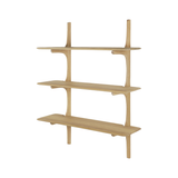 PI Oak Wall Shelf - 3 shelves | Fleux | 4