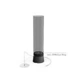Cheminée / Feu de table Spin Air 900 - 19 cm Ø 9 cm x 40,5cm - All black | Fleux | 11