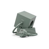 Multiprise square 1 avec USB-C 30W 1,8m - Oak Green | Fleux | 7