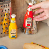 Ketchup Mustard Salt &amp; Pepper Shakers | Fleux | 3