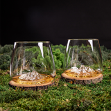Set of 2 Everest &amp; Mont Blanc topographic glasses | Fleux | 4