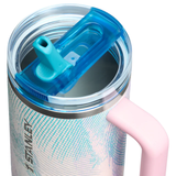 Gourde Quencher H2.0 - ProTour Flip Straw Tumbler - Sea Glass Plume 1,18L | Fleux | 5
