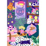Puzzle Amoureux de Chats - 1000 pièces | Fleux | 3