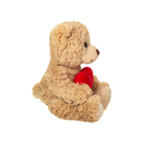 Peluche Ours Beige Cœur Rouge | Fleux | 4