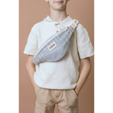 Sac Banane Enfant Augustin - Rayures Fines Bleu | Fleux | 7