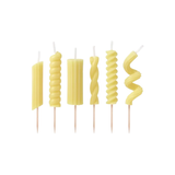 Lot de 6 bougies - Nouilles Pasta Party | Fleux | 7