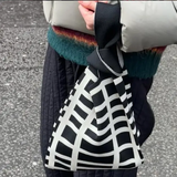 Sac Maille - Graphic Grid Noir | Fleux | 9