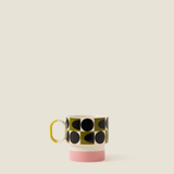 Mug Carré Ovale à pois Rose - Orla Kiely | Fleux | 3