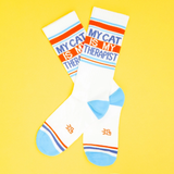 Chaussettes My cat is my therapist | Fleux | 7