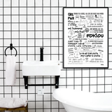 Affiche Graffitis de Toilettes | Fleux | 3