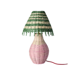 Lampe de Table - Rotin Rayures Pink Tall | Fleux | 4