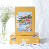 Puzzle Lake Como - 1000 pièces | Fleux | 4
