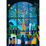Puzzle Sous le Ciel de Paris - 500 pièces | Fleux | 3