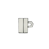 Tasse Carte blanche Double Espresso Black & White | Fleux | 6